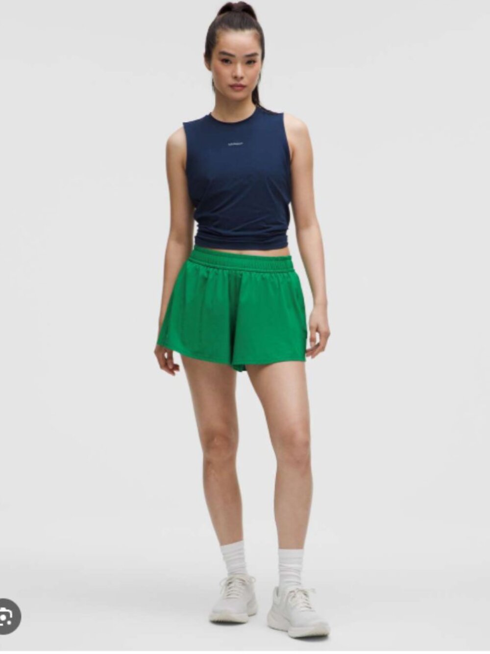 lululemon Pace Crush High-Rise Shorts 2.5” Raceway Green Medium